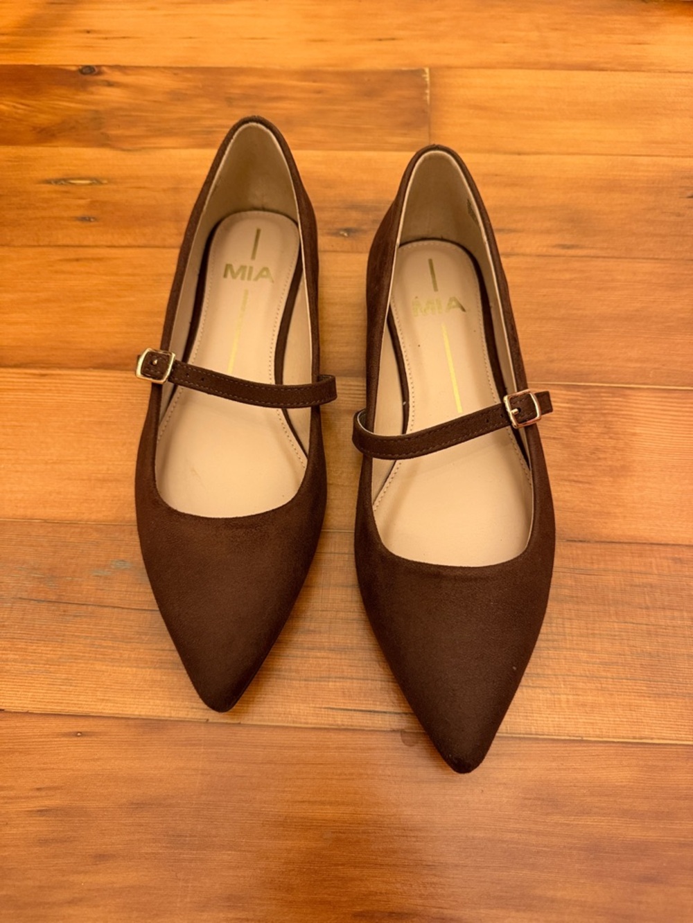 ⬇️⭐️ Mia Girl Fionna Womens Pointed Closed Toe Mary Jane Shoes Size 9